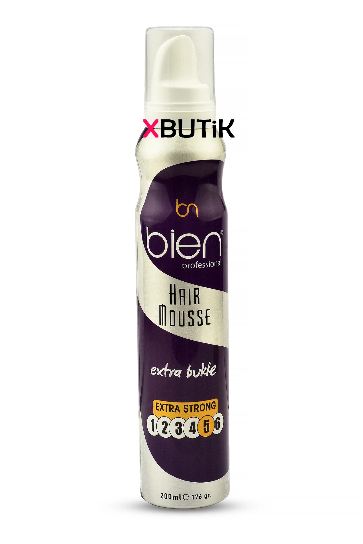 Bien%20Saç%20Köpüğü%20Extra%20Strong,%20Ekstra%20Bukle%20200%20ml%20(Mor)