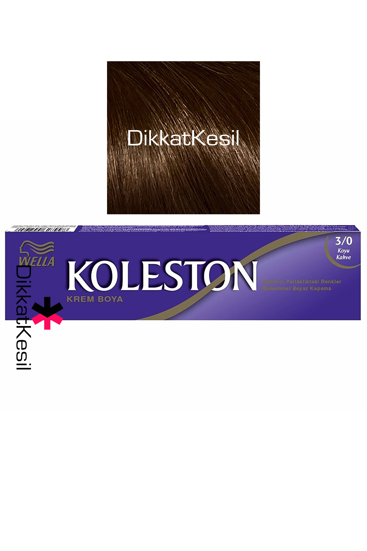 Koleston%203.0%20Koyu%20Kahve%20Renk%20Krem%20Saç%20Boyası%20Tüp%2050%20ml,%20(Wella%20Koleston%203/0%20Numara)