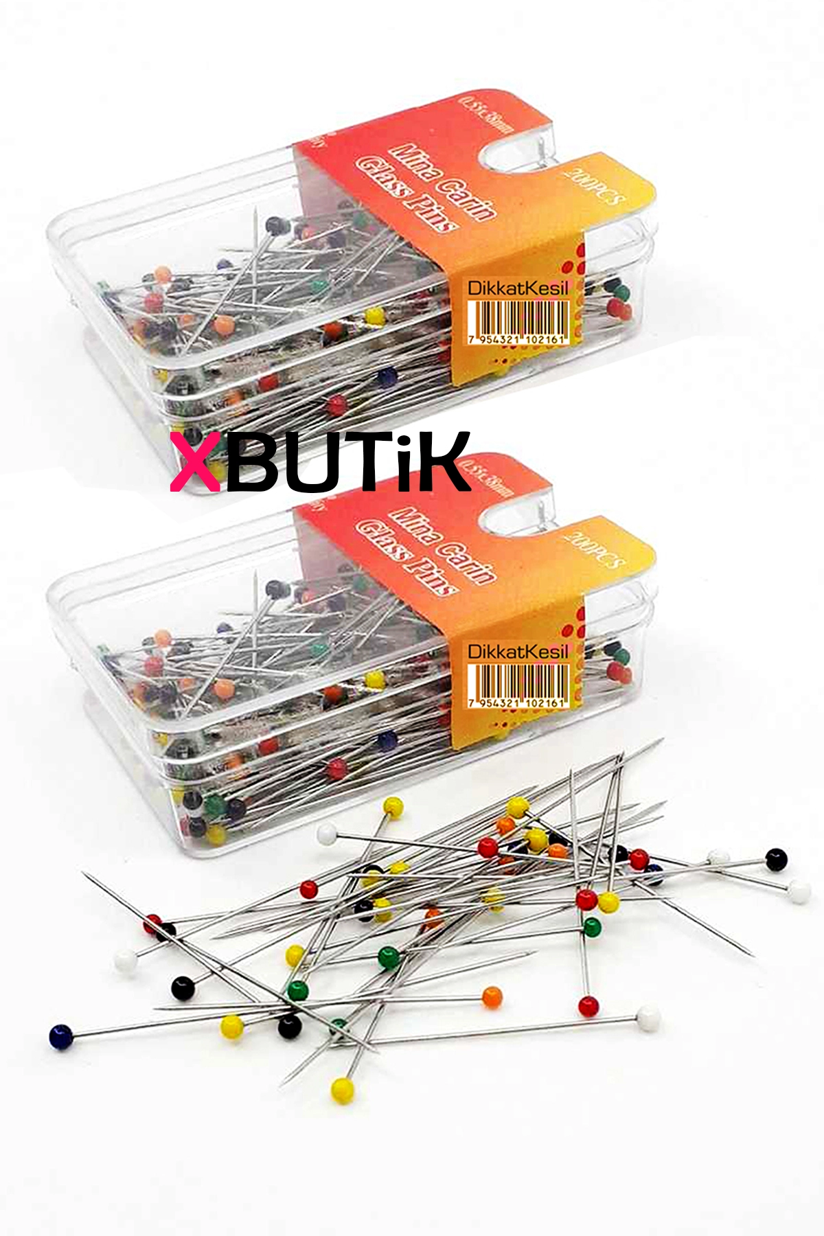 Renkli%20Cam%20Başlı%20Toplu%20İğne%2038%20mm%20200%20lü%20-%202%20Adet