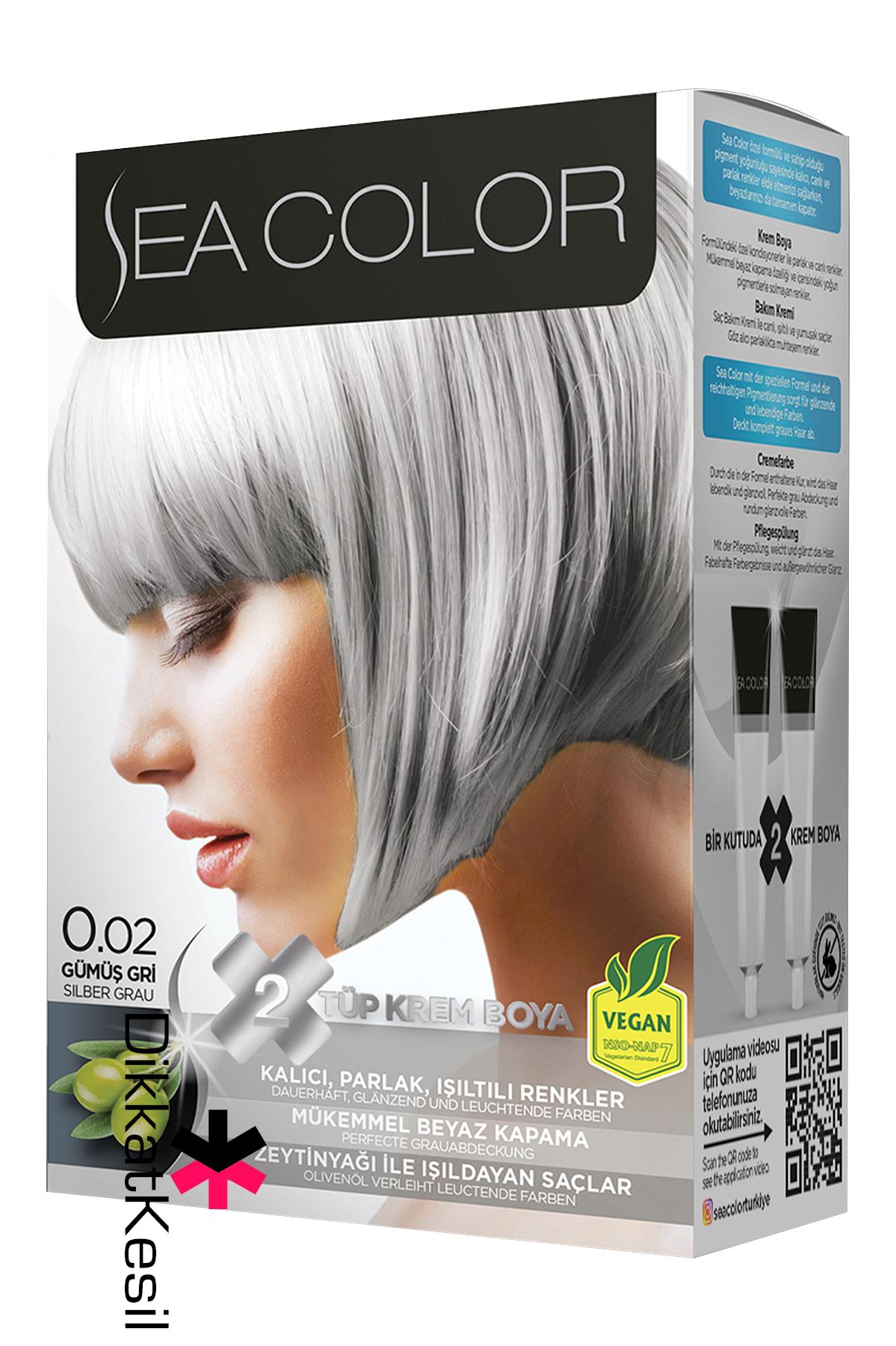 Sea%20Color%200.02%20Gümüş%20Gri%20Renk%20Krem%20Saç%20Boyası%20Set,%20(Seacolor%200.02%20Numara)