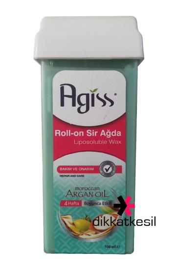 Agiss Roll On Sir Ağda, Argan Yağlı Kartuş Mavi, Kartuş Sir Ağdalar - XBUTiK