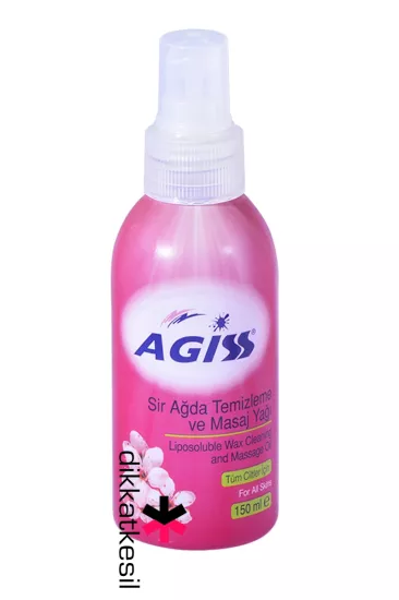 Agiss Sir Ağda Sonrası Temizleme ve Masaj Bakım Yağı Sprey Tüm Ciltler İçin 150 ml Ağda Ürünleri - XBUTiK