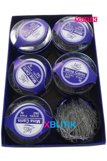 Çelik Toplu İğne Toptan 32 mm 20 gram, Terzi Toplu İğnesi Çeşitleri 12 Adet - XBUTiK