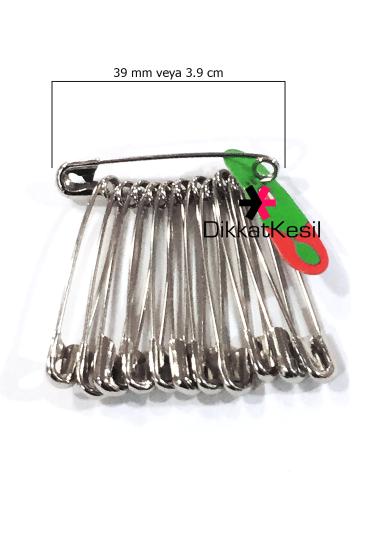 Çengelli İğne, Kilitli Çatal İğne No 2 12 li Paket İğne Çeşitleri - XBUTiK