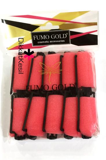 Fumo Gold Sünger Bigudi, Saç Bigudisi Süngerli Pembe 10 Lu Bigudi Çeşitleri - XBUTiK