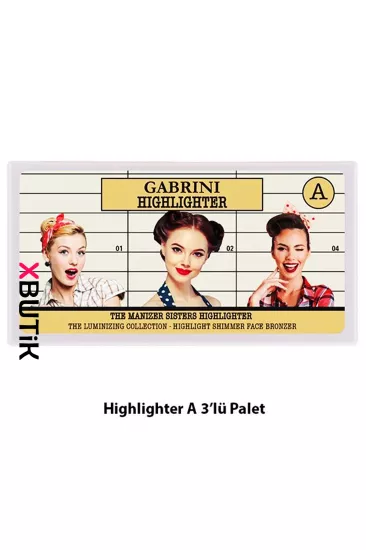 Gabrini Highlighter 3 Lü, Aydınlatıcı Paleti A Highlighter Çeşitleri - XBUTiK