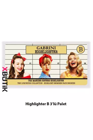 Gabrini Highlighter 3 Lü, Aydınlatıcı Paleti B Highlighter Çeşitleri - XBUTiK