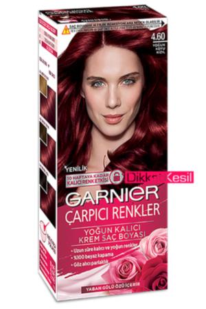Garnier 4.60 Yoğun Koyu Kızıl Saç Boyası Çarpıcı Renkler, Saç Boyaları - XBUTiK