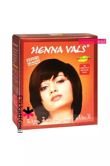 Henna Vals Hint Kınası Saç Boyası Kestane Kınalar - XBUTiK