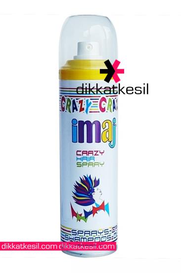 İmaj Açık Sarı Renkli Saç Spreyi, Açık Sarı Geçici Saç Boyası, Geçici Boyalar - XBUTiK