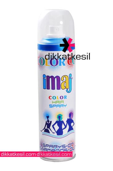 İmaj Mavi Renkli Saç Spreyi, Mavi Geçici Saç Boyası, Sprey Saç Boyaları - XBUTiK