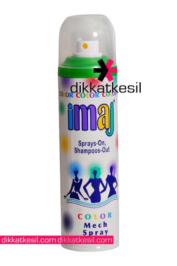 İmaj Yeşil Renkli Saç Spreyi, Yeşil Geçici Saç Boyası, Saç Spreyleri - XBUTiK