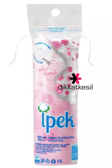 İpek Makyaj Temizleme Pamuğu, Yuvarlak Disk Pamuk, Makyaj Silme Pedi 70 li Makyaj Pamukları - XBUTiK