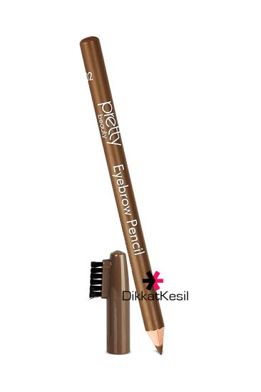 Kahverengi Kaş Kalemi Fırçalı, Pretty Beauty Brown Eyebrow Pencil No 202 Kaş Kalemi Çeşitleri - XBUTiK