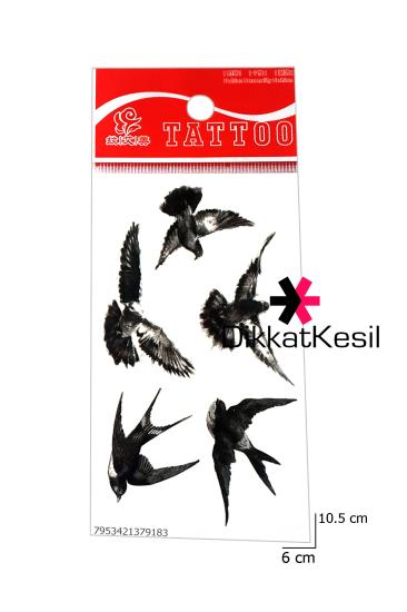 Kartal Dövmesi Küçük, Siyah Beyaz Kartal Geçici Dövme, Küçük Dövmeler - XBUTiK
