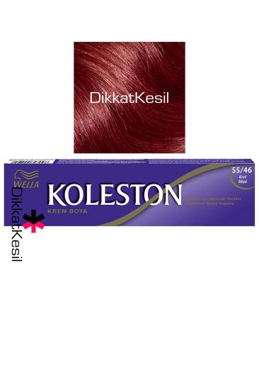 Koleston 55.46 Kızıl Büyü Renk Krem Saç Boyası Tüp Wella Saç Boyaları - XBUTiK