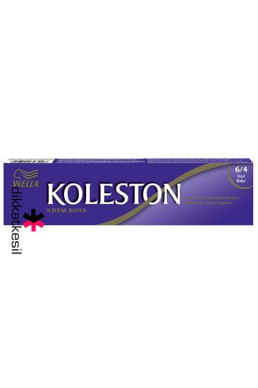 Koleston 6.4 Kızıl Bakır Renk Krem Saç Boyası Tüp, Wella Koleston Boya Çeşitleri - XBUTiK