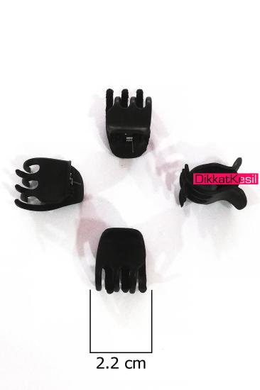 Küçük Mandal Toka, Mat Siyah Mini Kıskaçlı Toka, Küçük Kelebek Toka Çeşitleri - XBUTiK