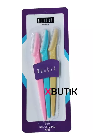 Müjgan Kaş Usturası, 3 lü Kaş Jileti Ustura Çeşitleri - XBUTiK
