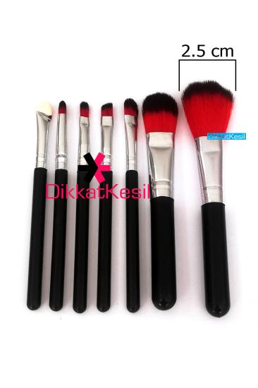 Müjgan Makyaj Fırça Seti, Metal Kutulu Siyah Makyaj Fırçaları - XBUTiK