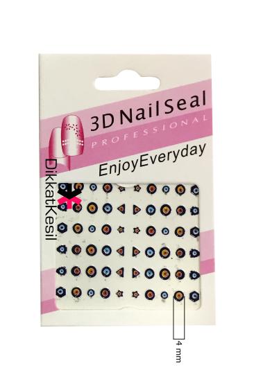 Nazar Boncuklu Tırnak Sticker, Nazar Boncuğu Tırnak Süsü Modelleri - XBUTiK
