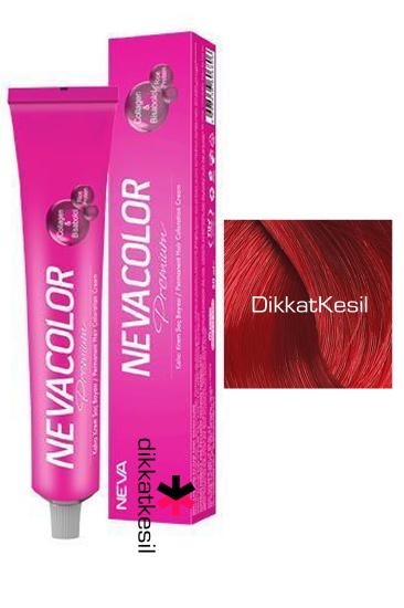 Nevacolor 0.66 Yoğun Ateş Kızılı Renk Premium Kalıcı Krem Saç Boyası Tüp, Saç Boya Çeşitleri - XBUTiK