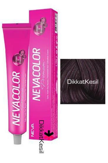 Nevacolor 4.20 Koyu Viyole Renk Kalıcı Krem Saç Boyası Tüp, Neva Color Renkleri - XBUTiK