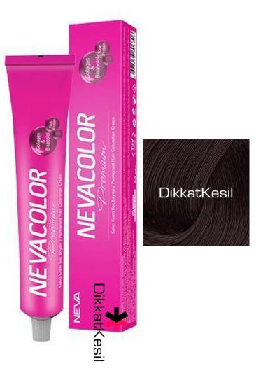 Nevacolor 5 Açık Kahve Renk Premium Kalıcı Krem Saç Boyası Tüp, Saç Boyası Markaları - XBUTiK
