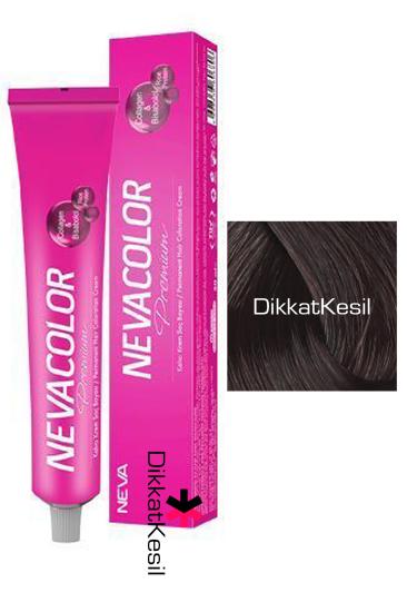 Nevacolor 5.0 Yoğun Açık Kahve Renk Premium Kalıcı Krem Saç Boyası Tüp, Saç Boyası Renkleri - XBUTiK