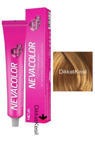 Nevacolor 8.3 Altın Sarısı Renk Premium Kalıcı Krem Saç Boyası Tüp, Saç Boya Çeşitleri - XBUTiK
