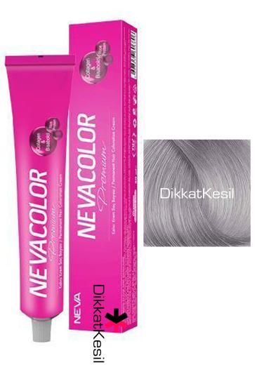 Nevacolor 9.01 Gümüş Renk Premium Kalıcı Krem Saç Boyası Tüp, Saç Boya Çeşitleri - XBUTiK