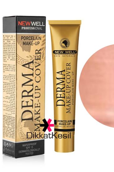 New Well Derma Makeup Cover Yoğun Kapatıcı Porselen Fondöten Bronze Rengi No 02 Makyaj Ürünleri - XBUTiK