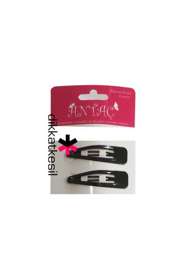 Orta Boy Siyah Metal Çıt Çıt Toka 2 li, Çıt Çıt Tokalar - XBUTiK