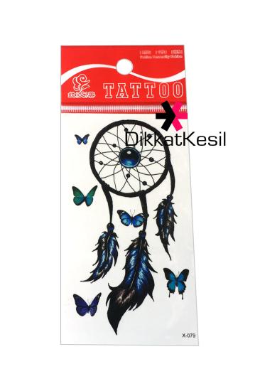 Rüya Kapanı Dövme, Düş Kapanı Küçük Geçici Dövme, Dreamcatcher Renkli Dövme Modelleri - XBUTiK