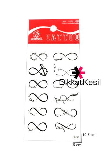 Sonsuzluk Dövmesi, Minimal Geçici Sonsuz İşareti Dövme Şekilleri, infinity Dövme Modelleri - XBUTiK