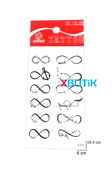 Sonsuzluk Dövmesi, Minimal Geçici Sonsuz İşareti Dövme Şekilleri, infinity Dövme Modelleri - XBUTiK