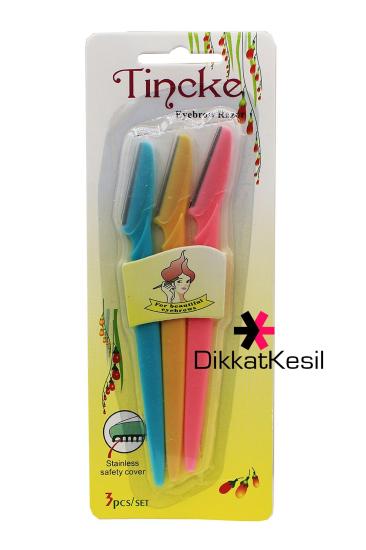 Tinkle Kaş Usturası, 3 lü Kaş Jileti Ustura Çeşitleri - XBUTiK