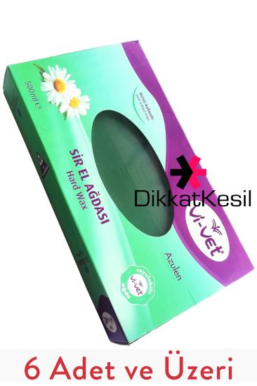 Vi Vet Kalıp Ağda, Azulen Sir Ağda 500 ml Yeşil, Sir Ağdalar 6 Adet - XBUTiK